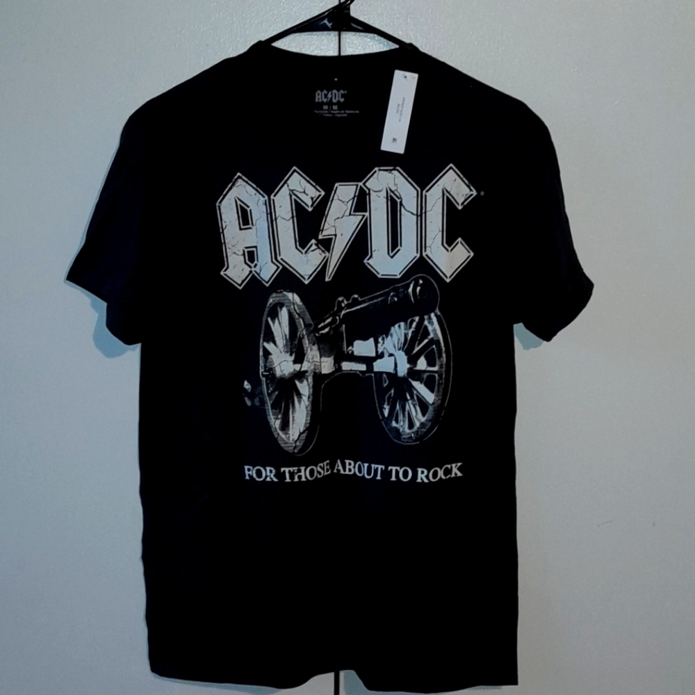 ac/dc for those about to rock t-shirt